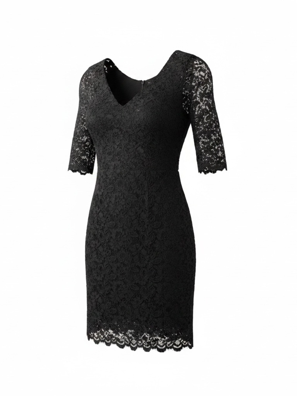 🖤 Banana Republic Black Lace Dress Size 8 Romantic Cocktail LBD